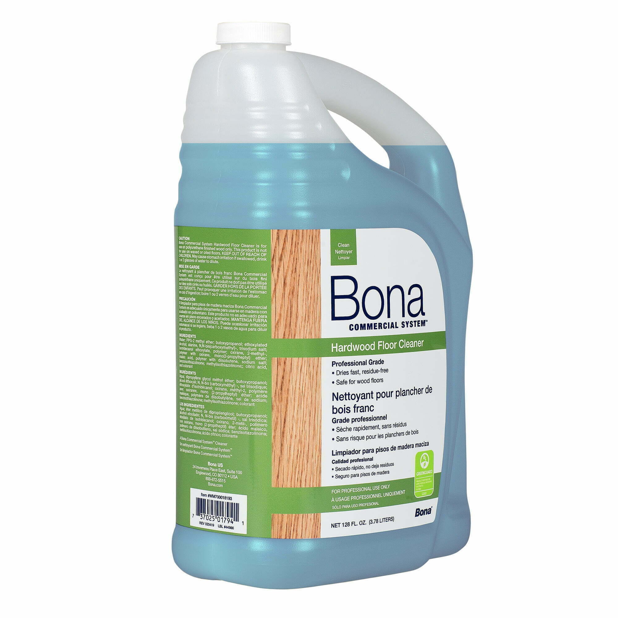Bona Commercial System Hardwood Floor Cleaner Refill Bermuda